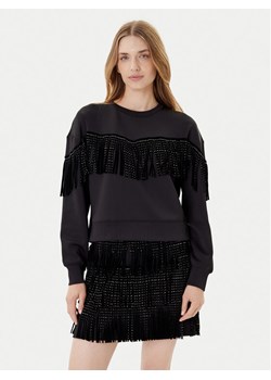 DKNY Bluza P5GH7XQE Czarny Relaxed Fit ze sklepu MODIVO w kategorii Bluzy damskie - zdjęcie 185371866