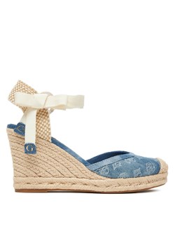 Guess Espadryle FLJCYR DEN04 Niebieski ze sklepu MODIVO w kategorii Espadryle damskie - zdjęcie 185371926
