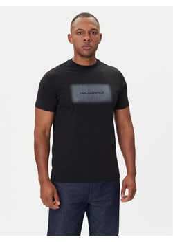 KARL LAGERFELD T-Shirt 755072 554255 Czarny Regular Fit ze sklepu MODIVO w kategorii T-shirty męskie - zdjęcie 185371968