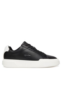 Calvin Klein Sneakersy Chunky Cupsole Laceup Lth YM0YM01344 Czarny ze sklepu MODIVO w kategorii Buty sportowe męskie - zdjęcie 185371989