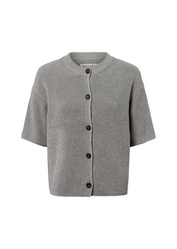 Marc O'Polo Kardigan damski Kobiety Bawełna szary jednolity ze sklepu vangraaf w kategorii Swetry damskie - zdjęcie 185373618