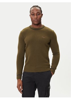 Aeronautica Militare Sweter 252MA1608UL00924 Zielony Regular Fit ze sklepu MODIVO w kategorii Swetry męskie - zdjęcie 185373659