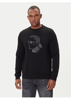 KARL LAGERFELD Bluza 705042 554910 Czarny Regular Fit ze sklepu MODIVO w kategorii Bluzy męskie - zdjęcie 185373716