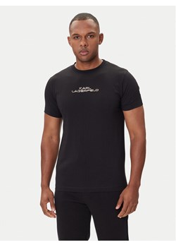 KARL LAGERFELD T-Shirt 755061 554242 Czarny Regular Fit ze sklepu MODIVO w kategorii T-shirty męskie - zdjęcie 185373718