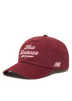 New Balance Czapka z daszkiem 6 Panel Athletics Legacy Hat LAH53000MHB Czerwony ze sklepu MODIVO w kategorii Czapki z daszkiem damskie - zdjęcie 185373796