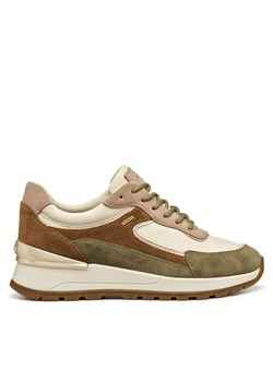 Sneakersy Geox D Desya B Abx D563LB 000BC C1SB3 Beżowy ze sklepu eobuwie.pl w kategorii Buty sportowe damskie - zdjęcie 185376658