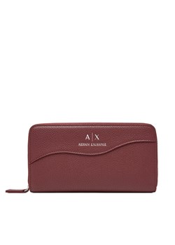 Duży Portfel Damski Armani Exchange 948068 CC783 UA343 Bordowy ze sklepu eobuwie.pl w kategorii Portfele damskie - zdjęcie 185376679