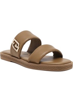 Liu Jo Skórzane klapki IMAN 01 ze sklepu Gomez Fashion Store w kategorii Klapki damskie - zdjęcie 185378297
