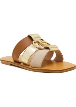 Liu Jo Skórzane klapki SABA 08 ze sklepu Gomez Fashion Store w kategorii Klapki damskie - zdjęcie 185378337