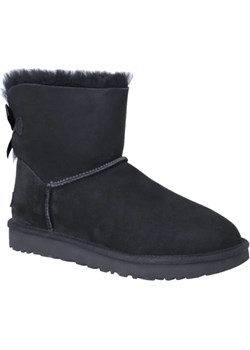 UGG Skórzane śniegowce mini bailey bow II | z dodatkiem wełny ze sklepu Gomez Fashion Store w kategorii Śniegowce damskie - zdjęcie 185378418