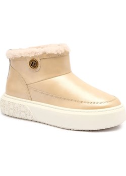 Pinko Skórzane śniegowce YOKO 22 | shearling ze sklepu Gomez Fashion Store w kategorii Śniegowce damskie - zdjęcie 185378467