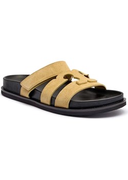 TORY BURCH Skórzane klapki INES ze sklepu Gomez Fashion Store w kategorii Klapki damskie - zdjęcie 185378469