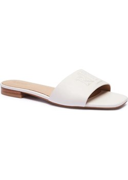 LAUREN RALPH LAUREN Skórzane klapki EVERLEY ze sklepu Gomez Fashion Store w kategorii Klapki damskie - zdjęcie 185378565