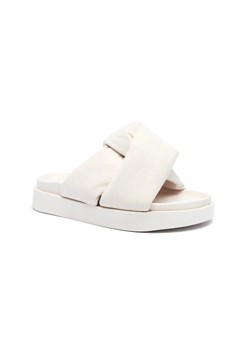 INUIKII Skórzane klapki soft crossed ze sklepu Gomez Fashion Store w kategorii Klapki damskie - zdjęcie 185378655