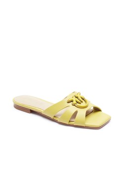 Pinko Skórzane klapki MARLI 09 ze sklepu Gomez Fashion Store w kategorii Klapki damskie - zdjęcie 185378725
