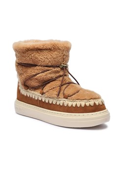 MOU Skórzane śniegowce Eskimo | z dodatkiem wełny ze sklepu Gomez Fashion Store w kategorii Śniegowce damskie - zdjęcie 185378746