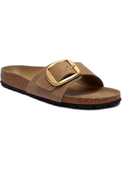 Birkenstock Skórzane klapki Madrid Big Buckle | narrow fit ze sklepu Gomez Fashion Store w kategorii Klapki damskie - zdjęcie 185378758