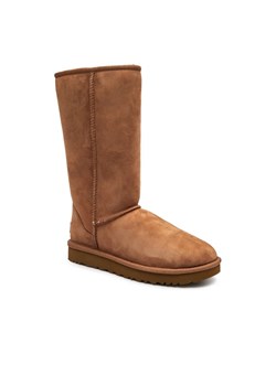 UGG Skórzane śniegowce CLASSIC TALL II | z dodatkiem wełny ze sklepu Gomez Fashion Store w kategorii Śniegowce damskie - zdjęcie 185378807