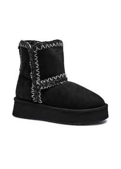MOU Skórzane śniegowce Norfolk | z dodatkiem wełny ze sklepu Gomez Fashion Store w kategorii Śniegowce damskie - zdjęcie 185378859