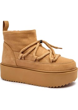 INUIKII Skórzane śniegowce CLASSIC LOW PLATFORM ze sklepu Gomez Fashion Store w kategorii Śniegowce damskie - zdjęcie 185378877