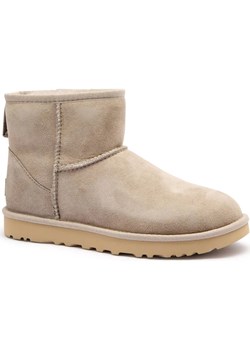 UGG Skórzane śniegowce Classic Mini II | z dodatkiem wełny ze sklepu Gomez Fashion Store w kategorii Śniegowce damskie - zdjęcie 185378886