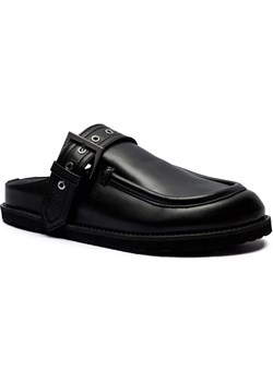 HUGO Skórzane klapki Artentia_Sabot_BKNA ze sklepu Gomez Fashion Store w kategorii Klapki damskie - zdjęcie 185378937