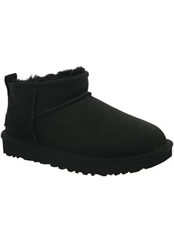 UGG Skórzane śniegowce CLASSIC ultra mini | z dodatkiem wełny ze sklepu Gomez Fashion Store w kategorii Śniegowce damskie - zdjęcie 185378945