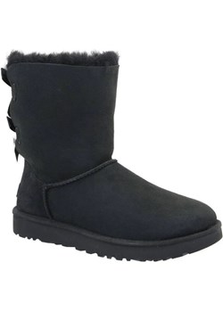 UGG Skórzane śniegowce Bailey Bow II | z dodatkiem wełny ze sklepu Gomez Fashion Store w kategorii Śniegowce damskie - zdjęcie 185378979