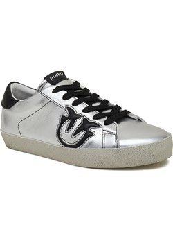 Pinko Skórzane trampki SEATTLE SNEAKER PELLE LAMINATA ze sklepu Gomez Fashion Store w kategorii Trampki damskie - zdjęcie 185379018