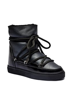 INUIKII Skórzane śniegowce GLOSS WEDGE | z dodatkiem wełny ze sklepu Gomez Fashion Store w kategorii Śniegowce damskie - zdjęcie 185379085