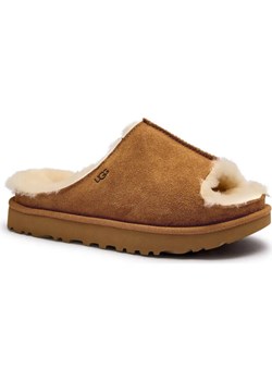 UGG Skórzane obuwie domowe Greenport | z dodatkiem wełny ze sklepu Gomez Fashion Store w kategorii Klapki damskie - zdjęcie 185379209