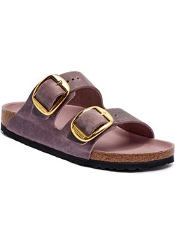Birkenstock Klapki Arizona Big Buckle | z dodatkiem skóry | narrow fit ze sklepu Gomez Fashion Store w kategorii Klapki damskie - zdjęcie 185379277