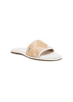 Michael Kors Klapki SAYLOR | z dodatkiem skóry ze sklepu Gomez Fashion Store w kategorii Klapki damskie - zdjęcie 185379325
