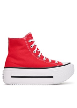 Converse Trampki Chuck Taylor All Star Lift Double Stack A15542C Czerwony ze sklepu MODIVO w kategorii Trampki damskie - zdjęcie 185384967