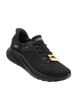 Buty sportowe damskie, sneakersy czarne Skechers 117497 ze sklepu ulubioneobuwie w kategorii Buty sportowe damskie - zdjęcie 185386015