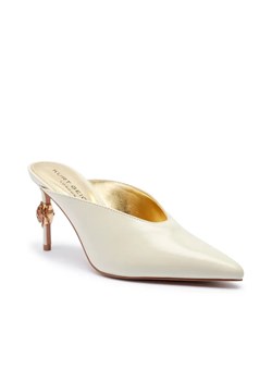 Kurt Geiger Skórzane klapki na szpilce EAGLE ze sklepu Gomez Fashion Store w kategorii Klapki damskie - zdjęcie 185386135