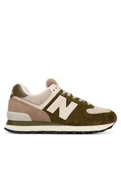 Sneakersy New Balance U574BWS W Zielony ze sklepu eobuwie.pl w kategorii Buty sportowe damskie - zdjęcie 185390406