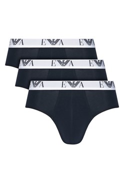 Emporio Armani Underwear Komplet 3 par slipów EM000258 AF14131 MB139 Granatowy ze sklepu MODIVO w kategorii Majtki męskie - zdjęcie 185391169
