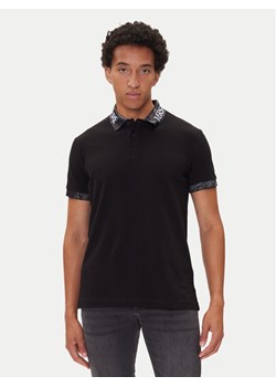 Versace Jeans Couture Polo 79GAGT03 CJ01T Czarny Regular Fit ze sklepu MODIVO w kategorii T-shirty męskie - zdjęcie 185391196