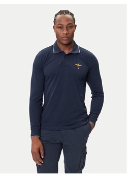 Aeronautica Militare Polo 252PO1653UP00082 Granatowy Regular Fit ze sklepu MODIVO w kategorii T-shirty męskie - zdjęcie 185391197