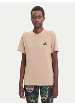 adidas T-Shirt City Tech Summer Graphic JV8600 Beżowy Regular Fit ze sklepu MODIVO w kategorii Bluzki damskie - zdjęcie 185391255