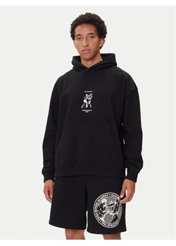 HUGO Bluza Duwrestie 50542399 Czarny Regular Fit ze sklepu MODIVO w kategorii Bluzy męskie - zdjęcie 185391265