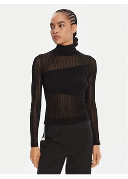 HUGO Sweter Siclamino 50542650 Czarny Slim Fit ze sklepu MODIVO w kategorii Swetry damskie - zdjęcie 185391315