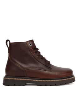Birkenstock Trapery Highwood Lace Mid 1030784 Brązowy ze sklepu MODIVO w kategorii Workery damskie - zdjęcie 185391349
