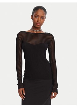 Patrizia Pepe Sweter 8K0305/K143-K103 Czarny Regular Fit ze sklepu MODIVO w kategorii Swetry damskie - zdjęcie 185391355