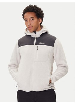 Jack Wolfskin Polar Kammweg Pile Fz 1711271 Écru Regular Fit ze sklepu MODIVO w kategorii Bluzy męskie - zdjęcie 185391377
