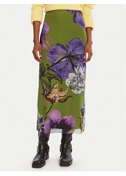 Desigual Spódnica maxi Tulleflowers Lacroix 25WWFK03 Zielony Regular Fit ze sklepu MODIVO w kategorii Spódnice - zdjęcie 185391378