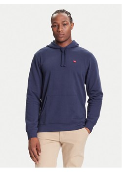 Wrangler Bluza Sign Off 112350542 Granatowy Regular Fit ze sklepu MODIVO w kategorii Bluzy męskie - zdjęcie 185391398