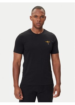 Aeronautica Militare T-Shirt 252TS1580UJ00372 Czarny Regular Fit ze sklepu MODIVO w kategorii T-shirty męskie - zdjęcie 185391399