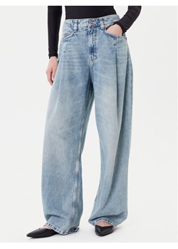 BOSS Jeansy C_Slouchy Pleated Mr 50542435 Niebieski Relaxed Fit ze sklepu MODIVO w kategorii Jeansy damskie - zdjęcie 185391418